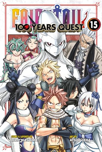 Fairy Tail: 100 Years Quest 15" manga cover with diverse characters.