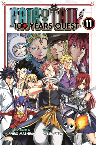 Fairy Tail 100 Years Quest volume 11 manga cover with character art.