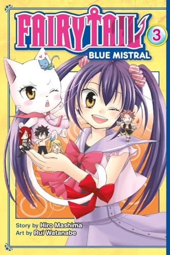 Fairy Tail Blue Mistral volume 3 manga cover with anime characters.