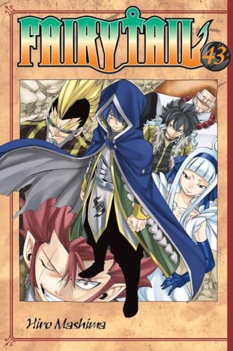 Fairy Tail volume 43 cover with manga characters in action poses.