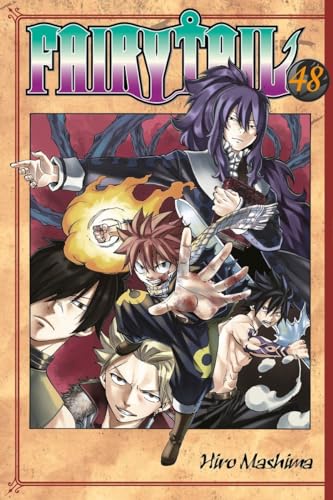 Fairy Tail volume 48 manga cover featuring characters in action.
