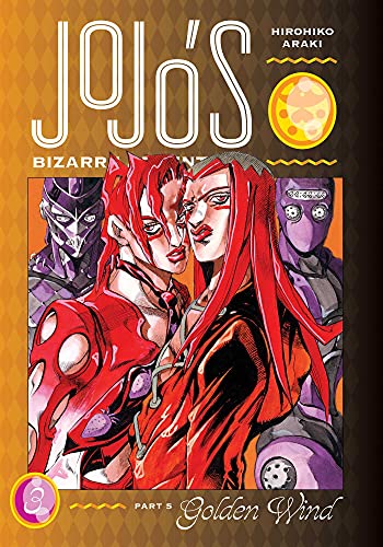 Manga cover featuring two red-haired characters and stylized figures against an orange diamond background.