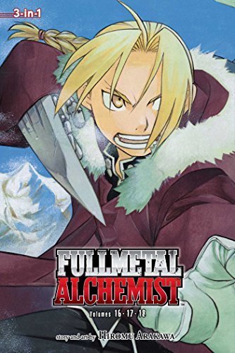 Fullmetal Alchemist 3-in-1 manga volume 6 cover featuring Edward Elric with a metal arm.