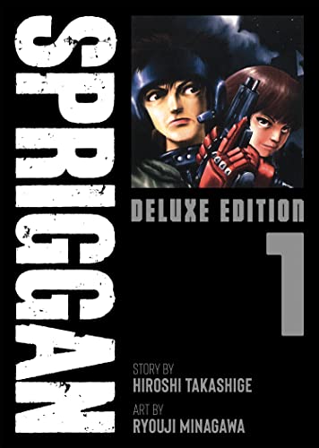 SPRIGGAN: Deluxe Edition 1" cover with two characters and a gun.