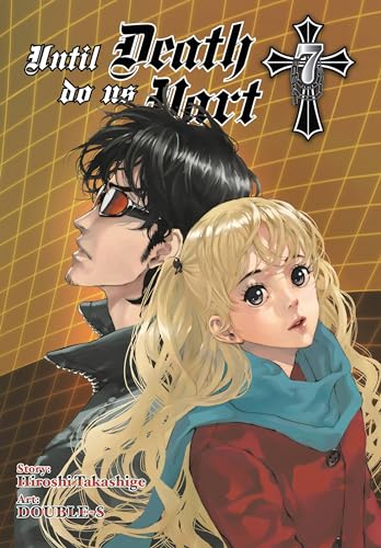 Manga cover featuring a blonde woman and a dark-haired man in profile.