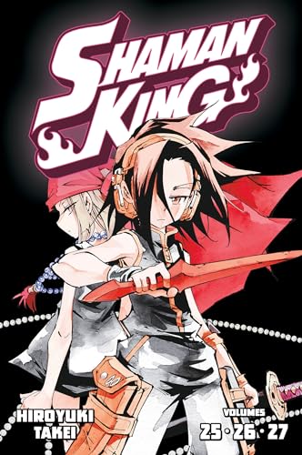 “Shaman King” omnibus volume cover featuring two young characters and red accents.