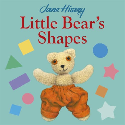 Book cover: Little Bear with colorful shapes surrounding a teddy bear.