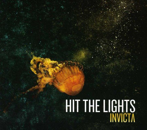 CD cover: jellyfish image with “Hit The Lights - Invicta” text.