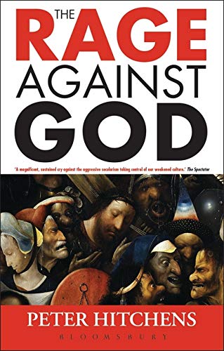 Book cover: "The Rage Against God" with a Renaissance painting detail.