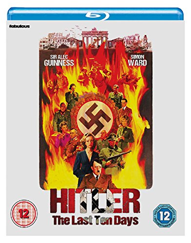 Blu-ray cover for “Hitler - The Last 10 Days” with wartime imagery.