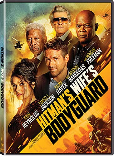 DVD cover featuring Ryan Reynolds, Samuel L. Jackson, and Salma Hayek.