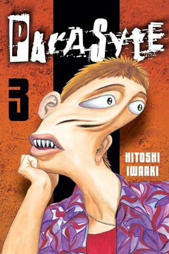 Parasyte" volume 3 manga cover featuring a distorted human face.