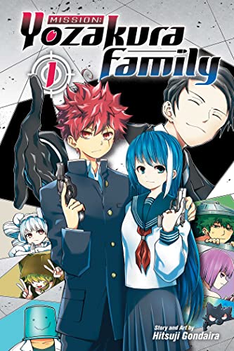 Manga cover featuring a boy and girl holding handguns with other characters in background.
