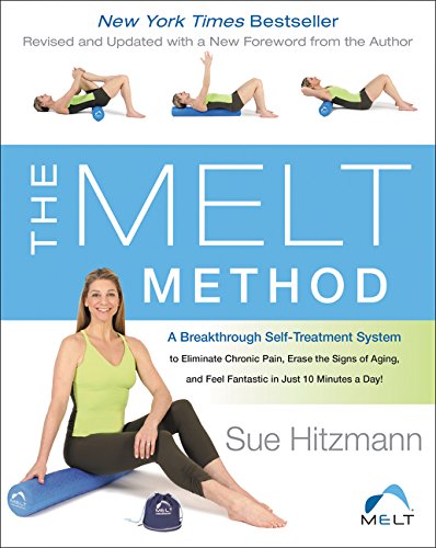 Book cover featuring a woman and illustrations of exercises with foam rollers.