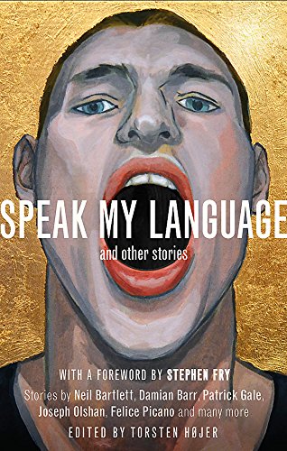 Book cover: painted portrait of a man with an open mouth.
