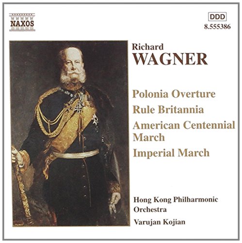 CD cover featuring a portrait of Richard Wagner and track listing.