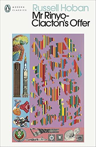 Penguin Modern Classics book cover: "Mr Rinyo-Clacton's Offer" with abstract art.