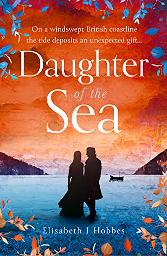 Book cover: couple silhouetted on a beach, orange and blue tones.