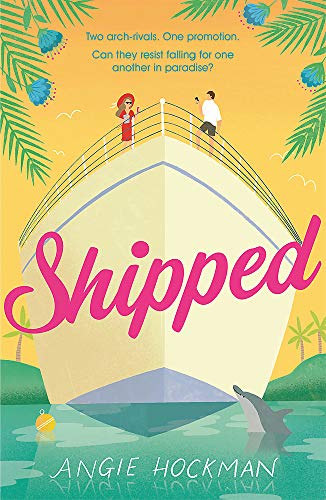 Book cover: illustrated cruise ship with two figures and a dolphin.