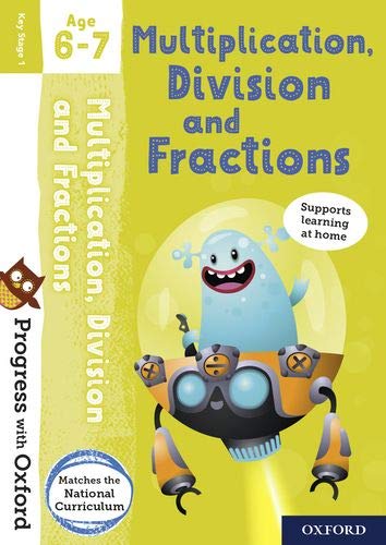 Progress with Oxford workbook cover for ages 6-7 featuring a blue alien in space.