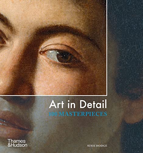 Close-up of an eye on the cover of “Art in Detail” book.