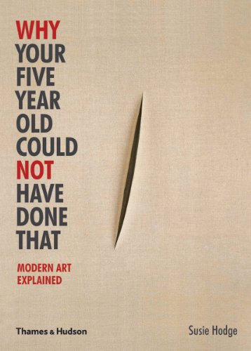 Book cover with a vertical slash on a textured tan background and bold text.