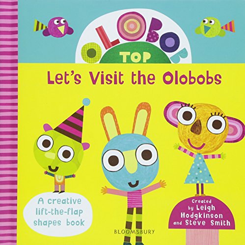 Colorful children’s book cover featuring cartoon Olobob characters.