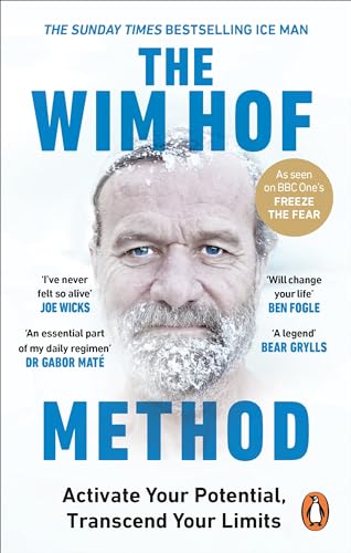 Book cover featuring a bearded man’s portrait, titled “The Wim Hof Method”.