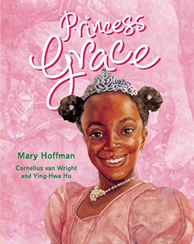 Book cover: smiling Black girl wearing a tiara and pink dress.