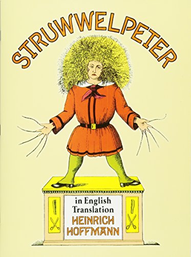 Book cover illustration of a boy with wild hair and long fingernails standing on pedestal.
