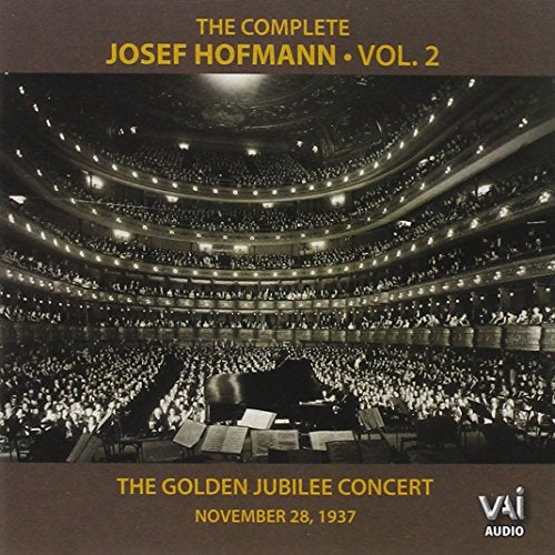 CD cover for Josef Hofmann Vol. 2, featuring a concert hall audience.