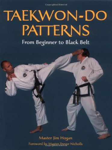 Taekwon-Do book cover showing two practitioners in white uniforms performing a form.