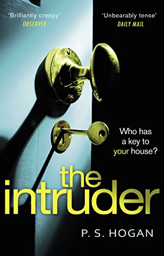 Book cover featuring a key in a door lock, dark and moody.