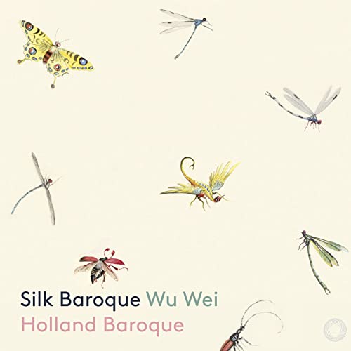 CD cover with watercolor illustrations of various colorful dragonflies and insects.