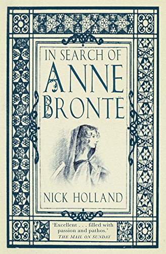 Book cover: "In Search of Anne Brontë" with a portrait of a woman.