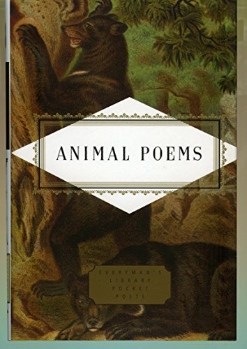 Book cover: “Animal Poems” with illustration of bears in a forest.