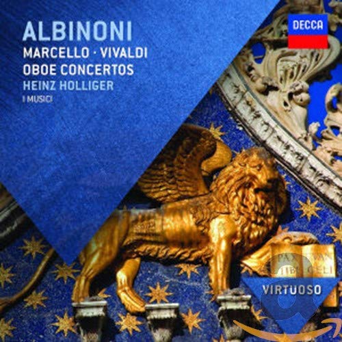 A CD cover featuring a golden lion statue on a blue background.