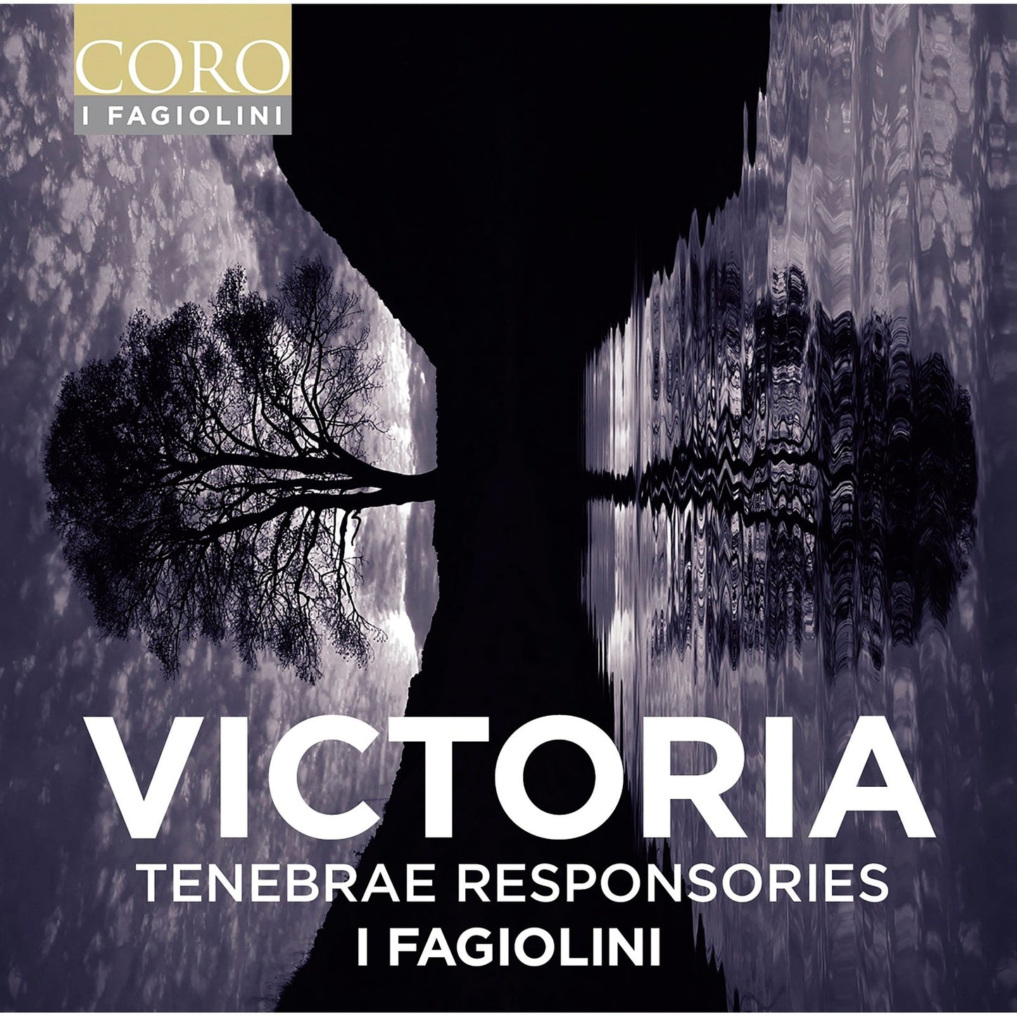 CD cover: mirrored image of a bare tree against a purple, watery background.
