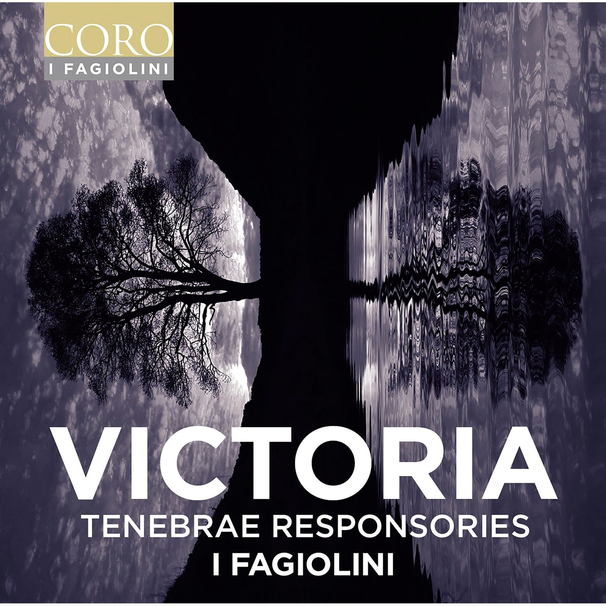 CD cover: mirrored image of a bare tree against a purple, watery background.