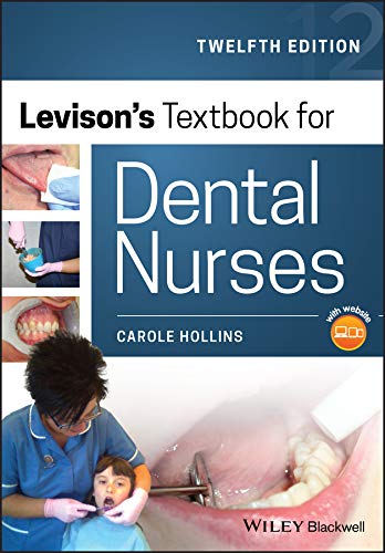 Cover of Levison's Textbook for Dental Nurses, 12th Edition, featuring clinical dental procedure images.