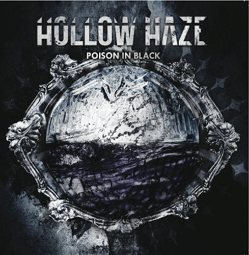 CD cover for Hollow Haze’s “Poison In Black” with ornate frame.