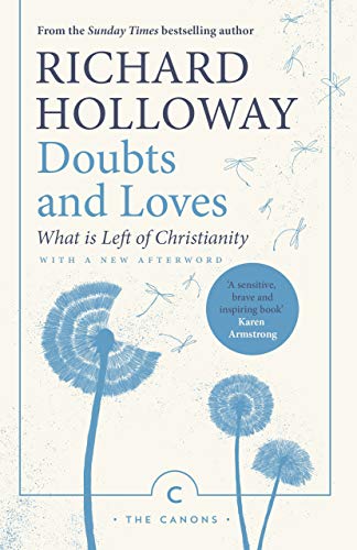 Book cover: "Doubts and Loves" by Richard Holloway, with dandelion illustration.