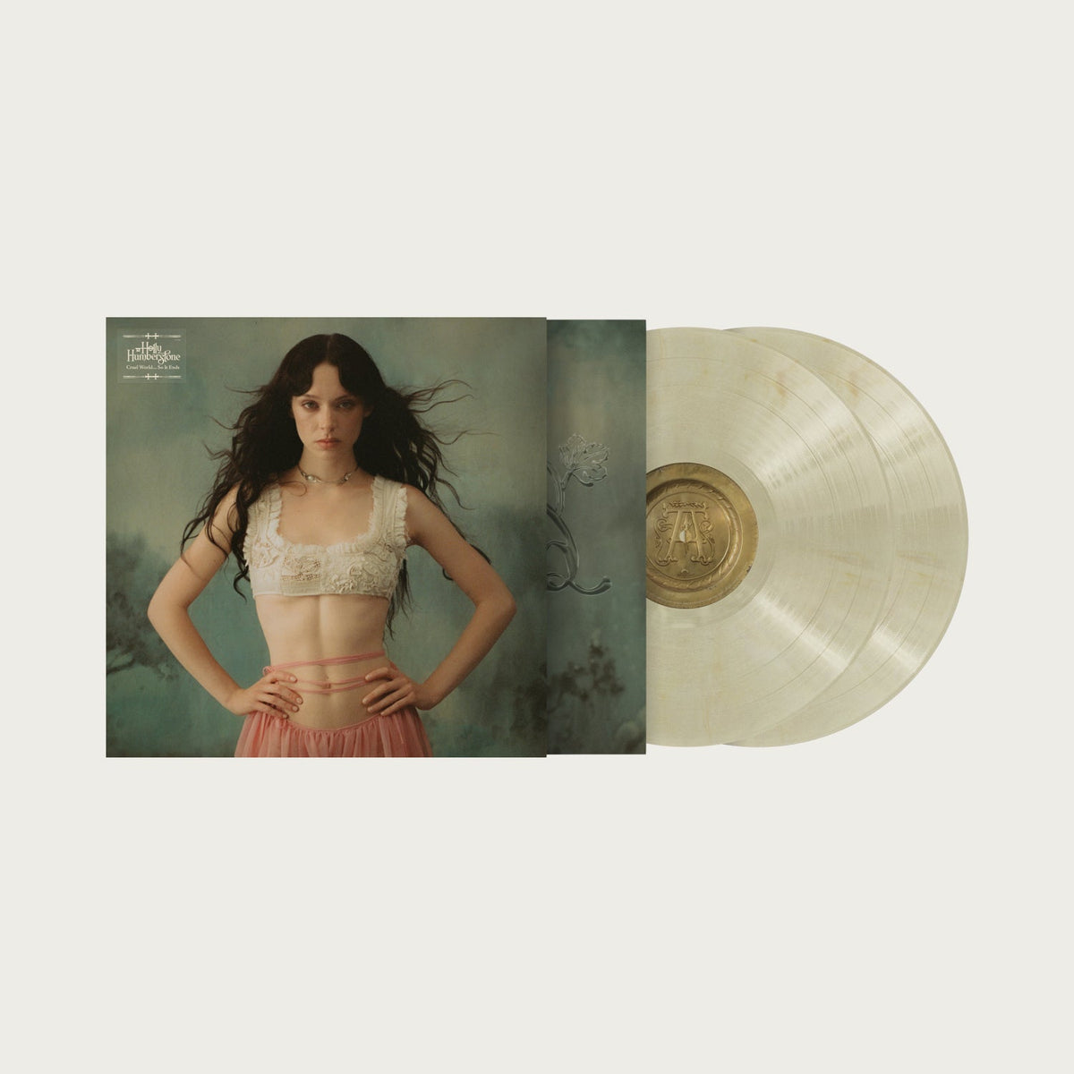 Holly Humberstone vinyl record with album cover and translucent disc.