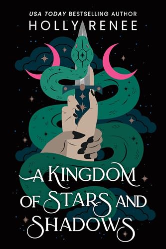 Book cover: a green serpent coiled around a dagger, with crescent moons.