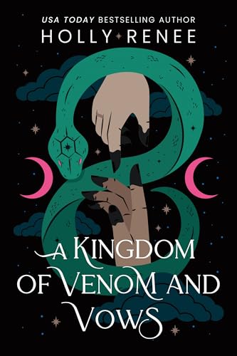 Book cover: hand and serpent illustration, dark background, title text.