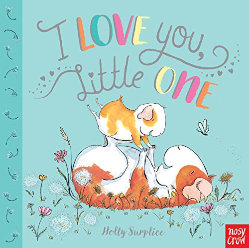 Book cover with illustration of three guinea pigs amongst wildflowers.