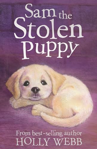 Book cover featuring a small, golden puppy lying down.