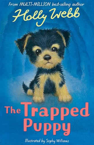 Book cover featuring a painted portrait of a small, fluffy puppy.