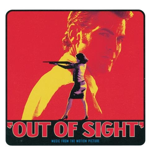 CD cover for "Out Of Sight" featuring a woman with a gun.