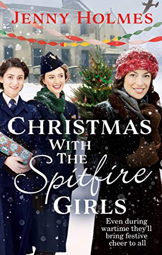 Book cover featuring three women in wartime attire with a Christmas tree.